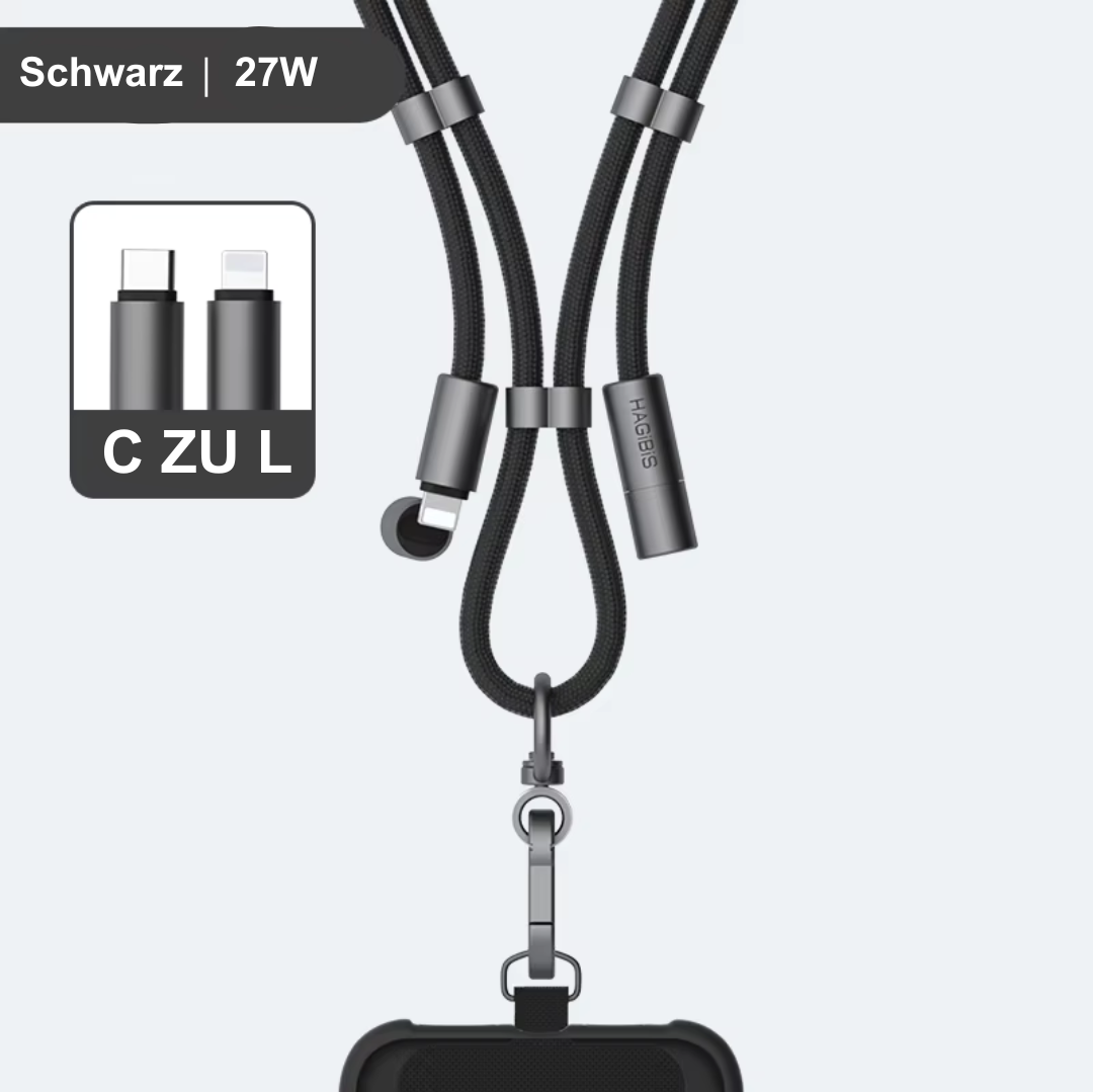 Handykette mit USB-C/Lightning Ladefunktion