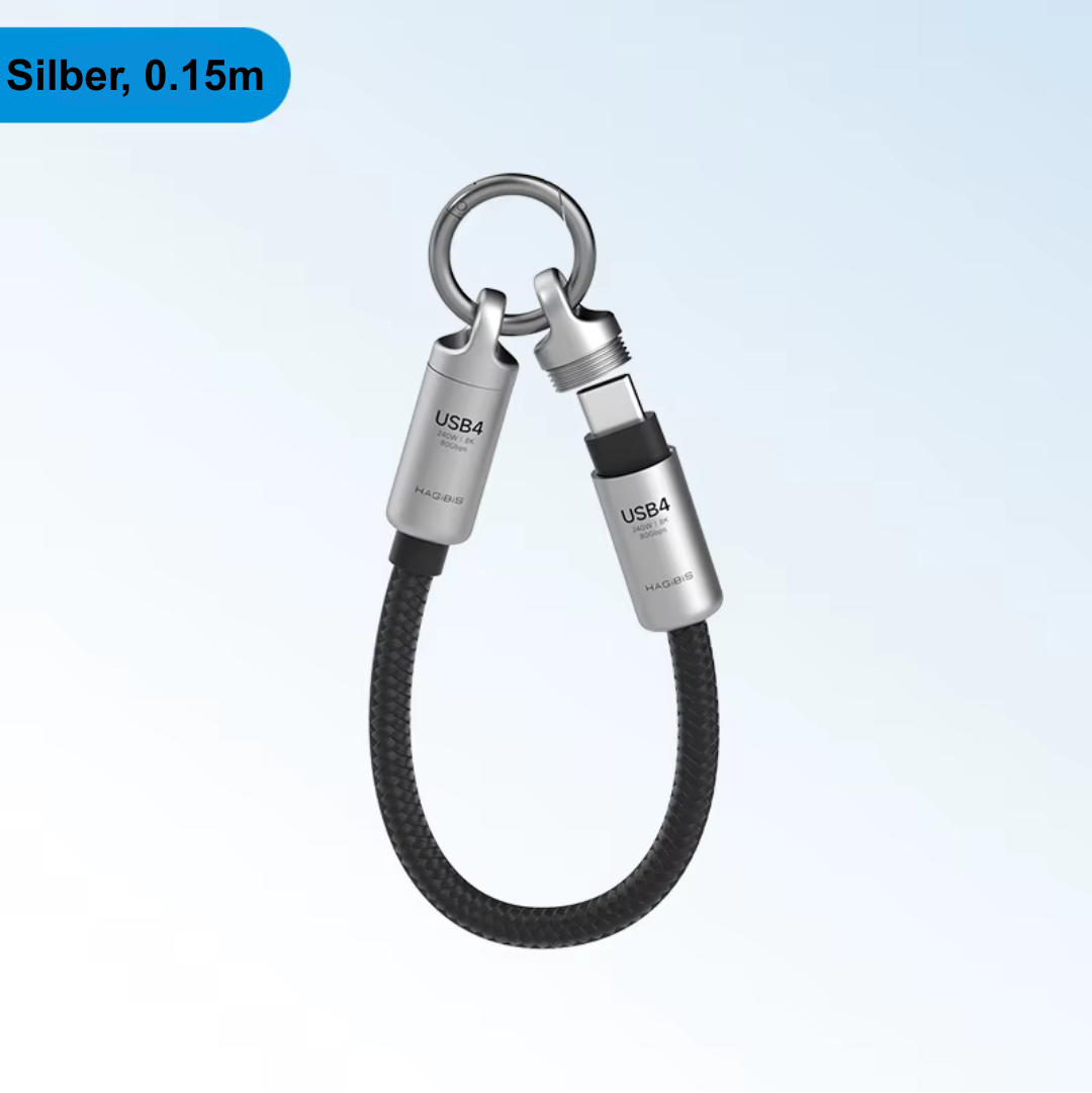 USB4/Typ-C Kabel – 240W Schnellladung & 80Gbps Datenübertragung
