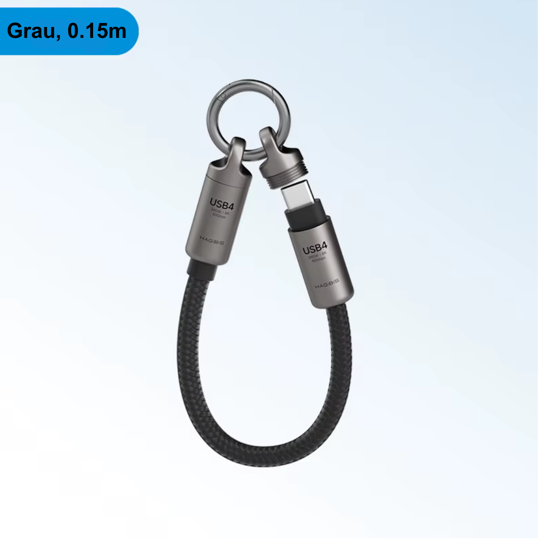 USB4/Typ-C Kabel – 240W Schnellladung & 80Gbps Datenübertragung