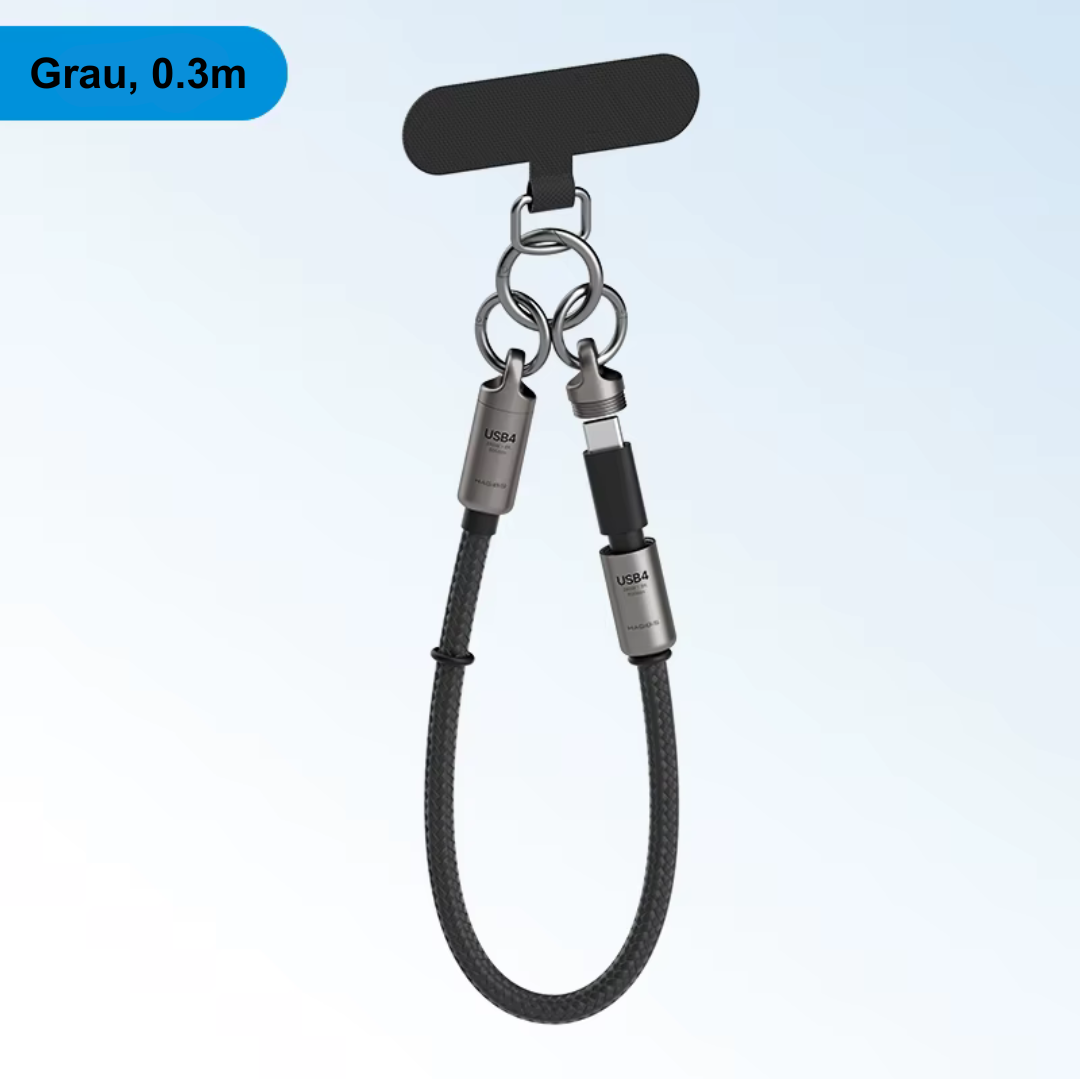USB4/Typ-C Kabel – 240W Schnellladung & 80Gbps Datenübertragung