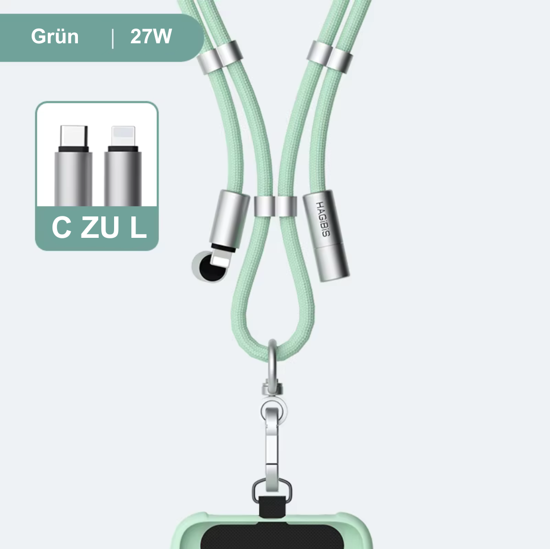 Handykette mit USB-C/Lightning Ladefunktion