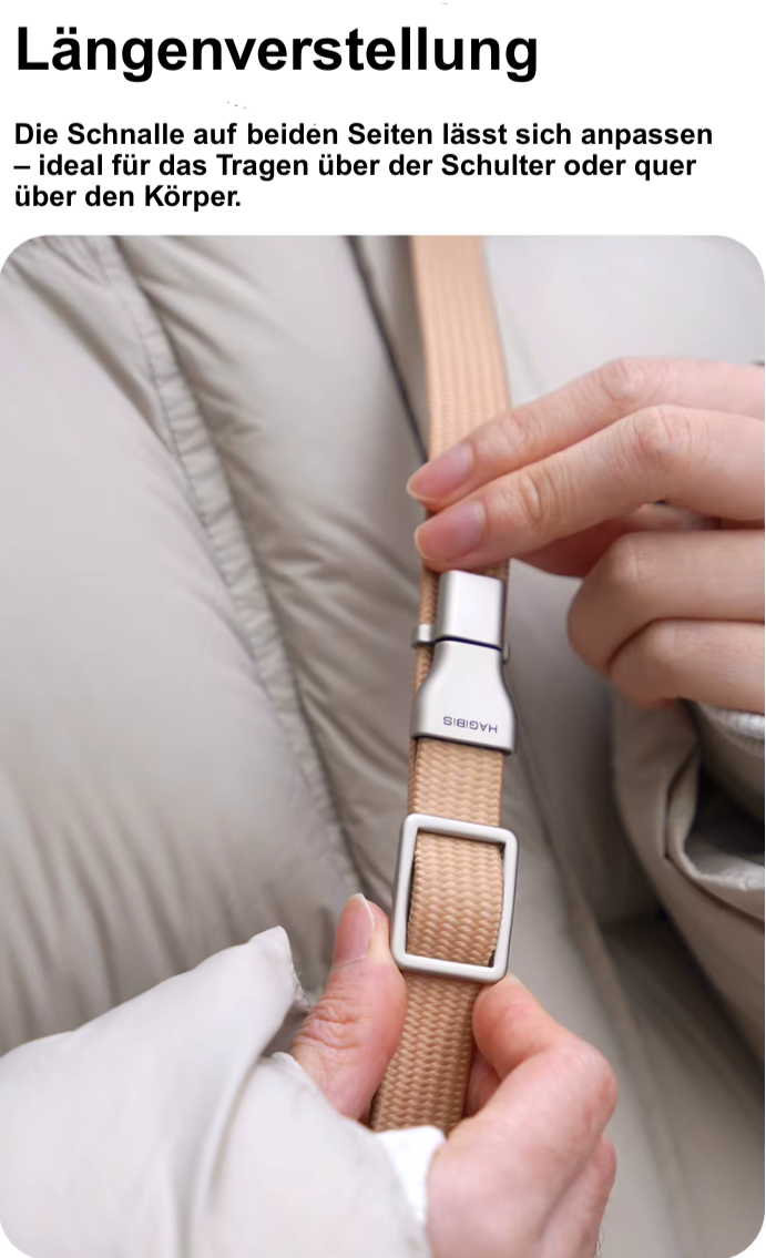 Handy- und Kamera- Kette mit integriertem USB-C zu USB-C