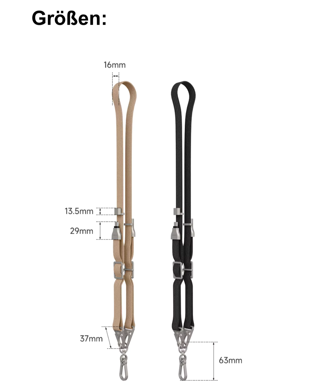 Handy- und Kamera- Kette mit integriertem USB-C zu USB-C