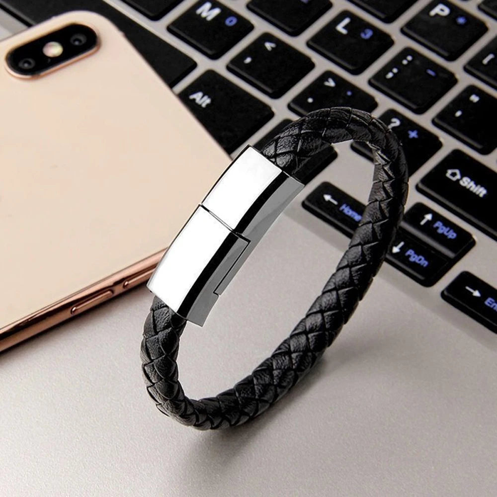 Stylisches Ladearmband – Schnellladen für iPhone & Android