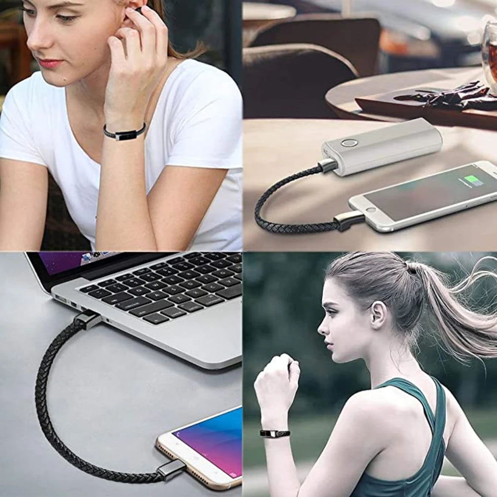 Stylisches Ladearmband – Schnellladen für iPhone & Android