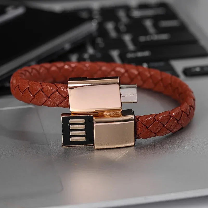 Stylisches Ladearmband – Schnellladen für iPhone & Android