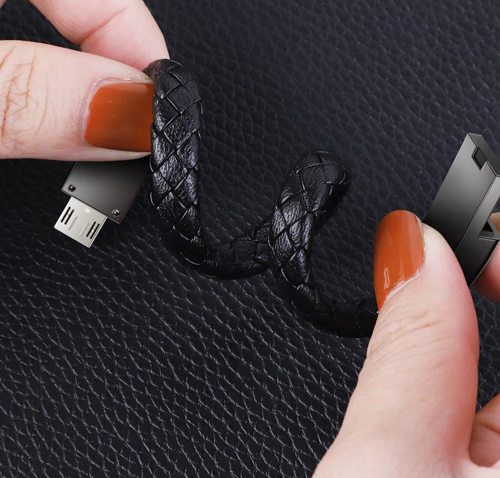 Stylisches Ladearmband – Schnellladen für iPhone & Android