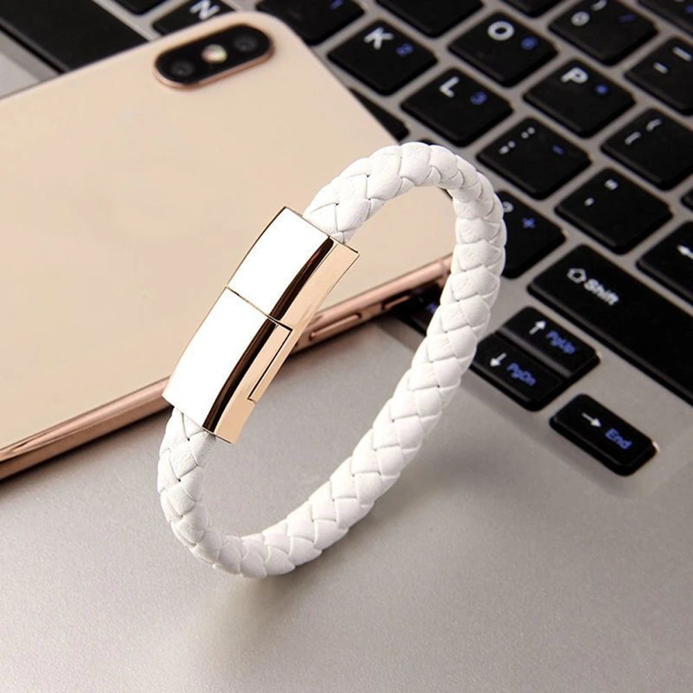 Stylisches Ladearmband – Schnellladen für iPhone & Android