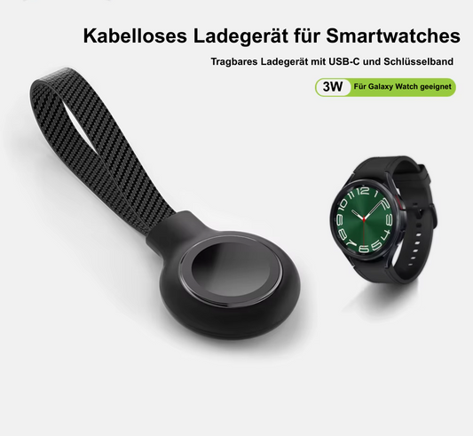 Tragbares Wireless Ladegerät mit Lanyard für Galaxy Watch