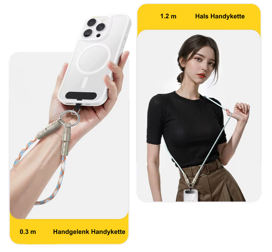 60W USB-C Ladeband | Handykette & Kabel in einem