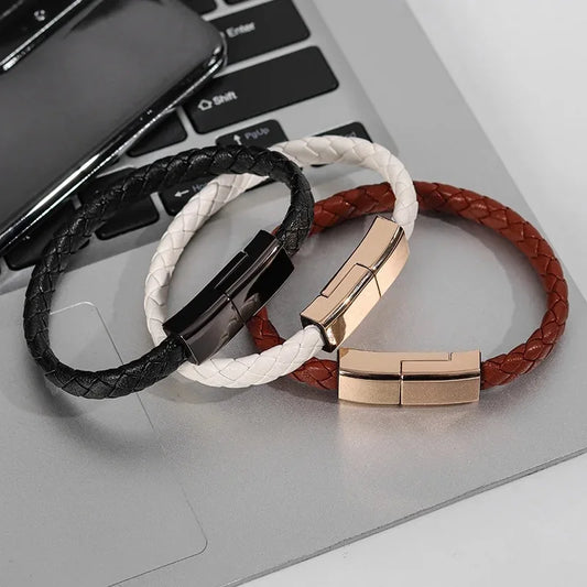 Stylisches Ladearmband – Schnellladen für iPhone & Android
